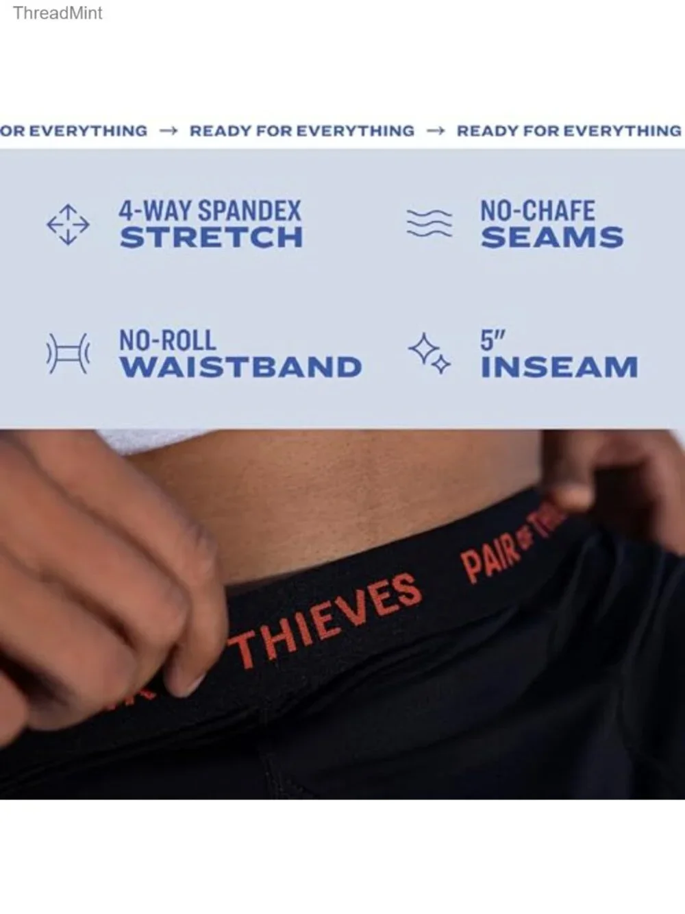 4 Pack Mens Boxer Briefs Polyester Spandex Moisture Wicking 5 Inch Inseam